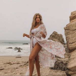 VICI FORGOTTEN FLORALS DUSTER KIMONO size S